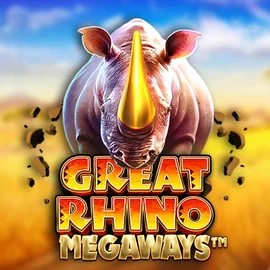 Great Rhino Megaways by Pragmatic Play, showcased at megawaysslot.org – game logo